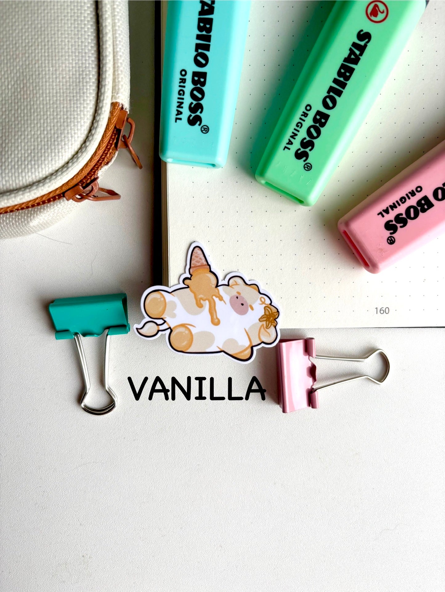 Ice Cream Cow Sticker Pack