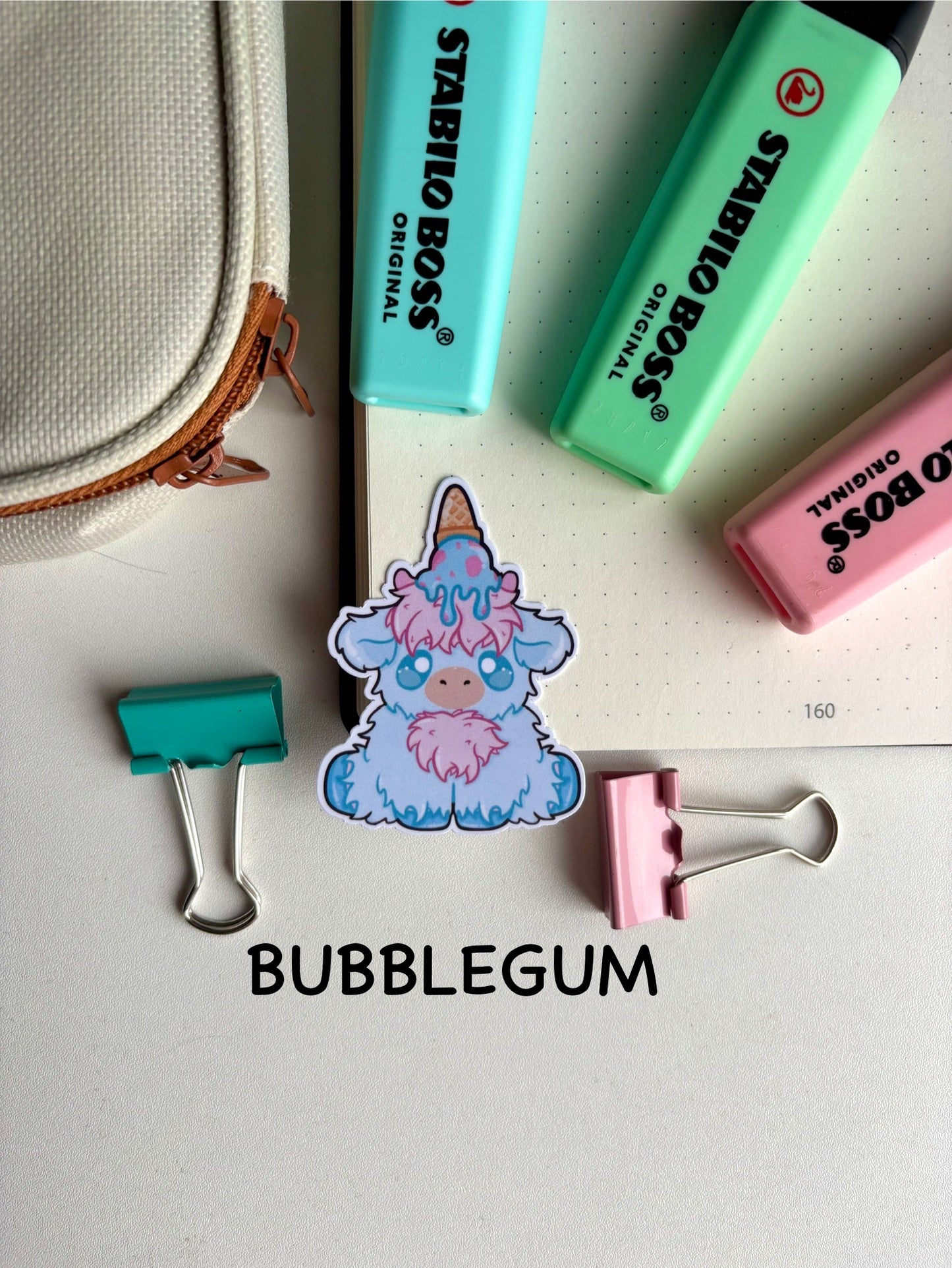Ice Cream Cow Sticker Pack