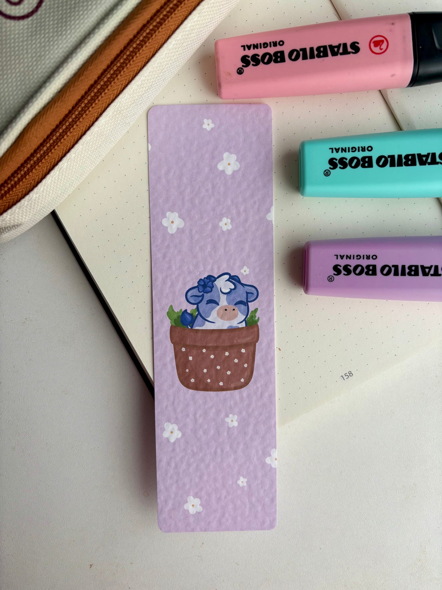Violet Cow Bookmark