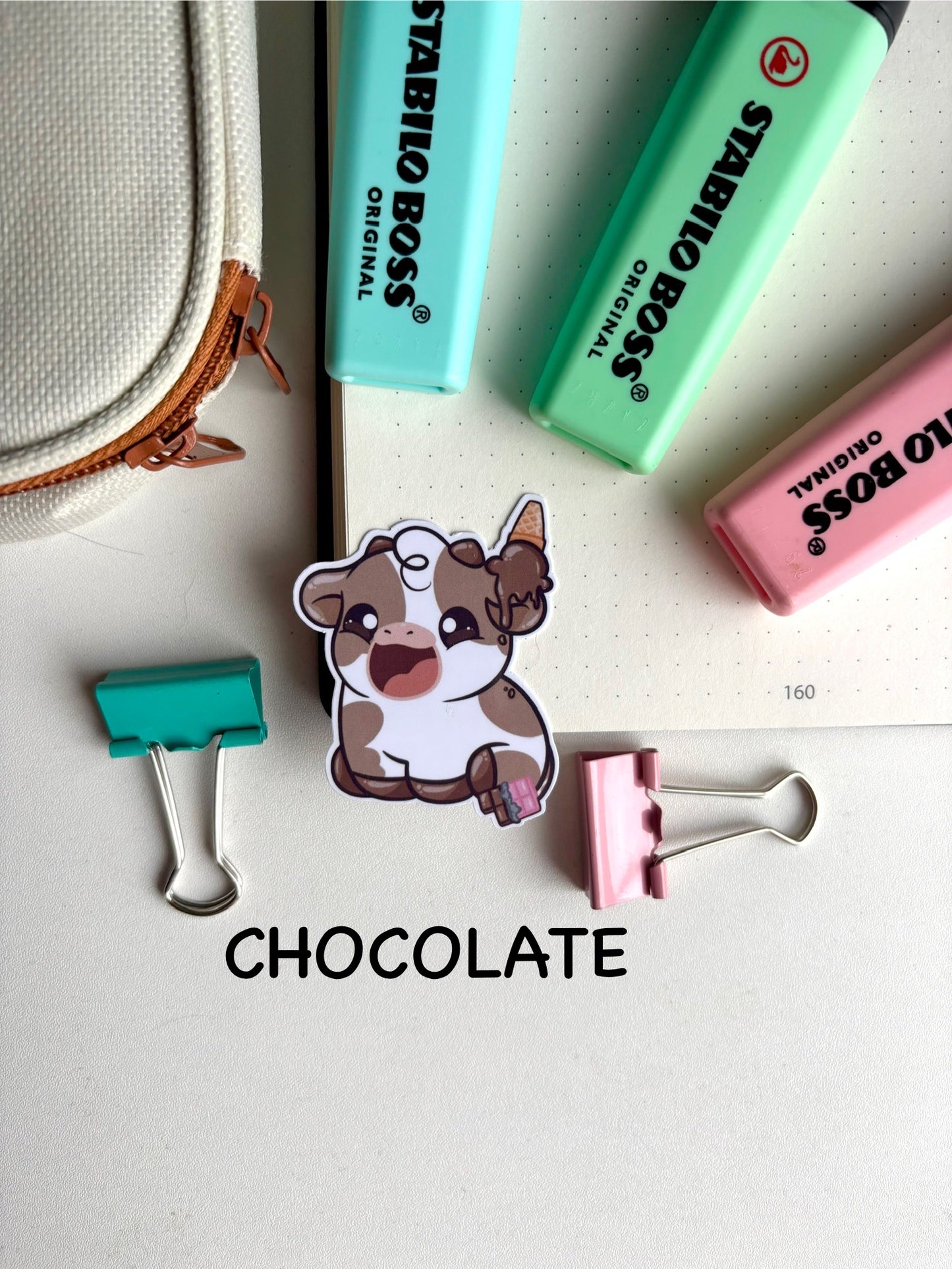 Ice Cream Cow Sticker Pack