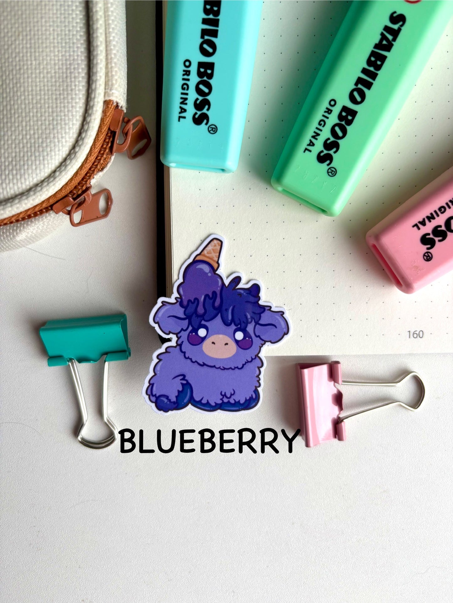 Ice Cream Cow Sticker Pack