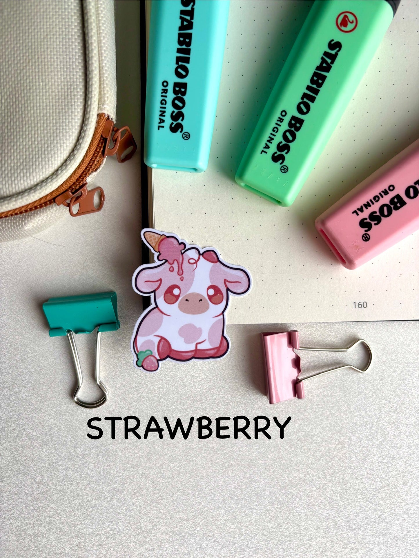 Ice Cream Cow Sticker Pack