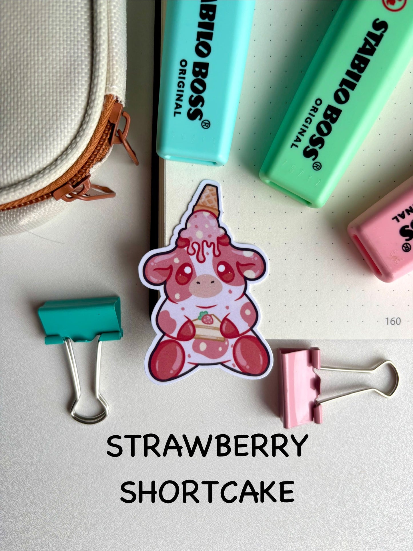Ice Cream Cow Sticker Pack
