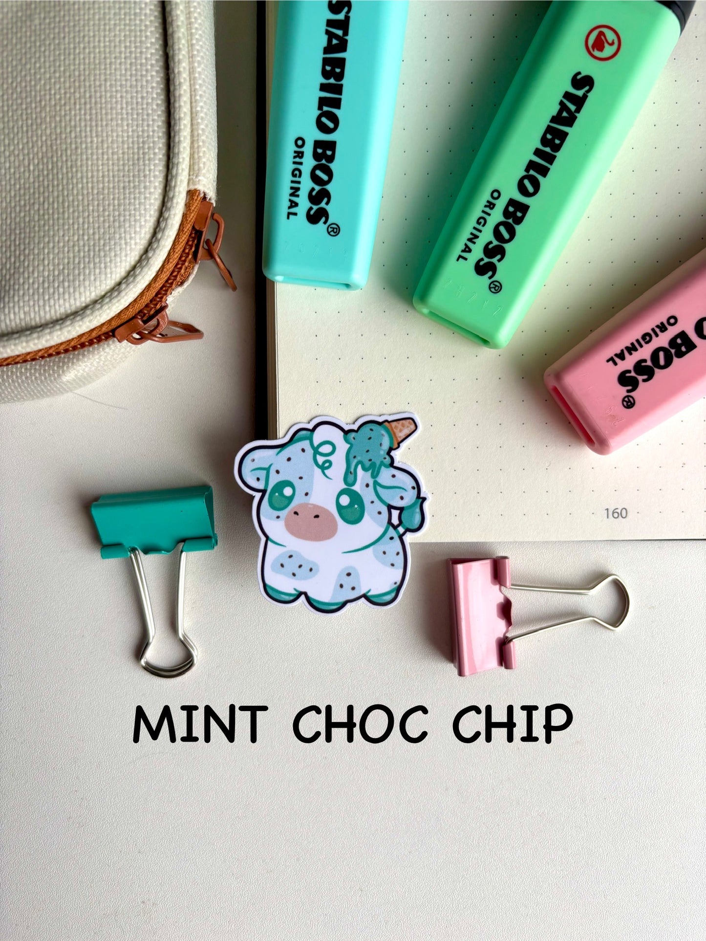 Ice Cream Cow Sticker Pack