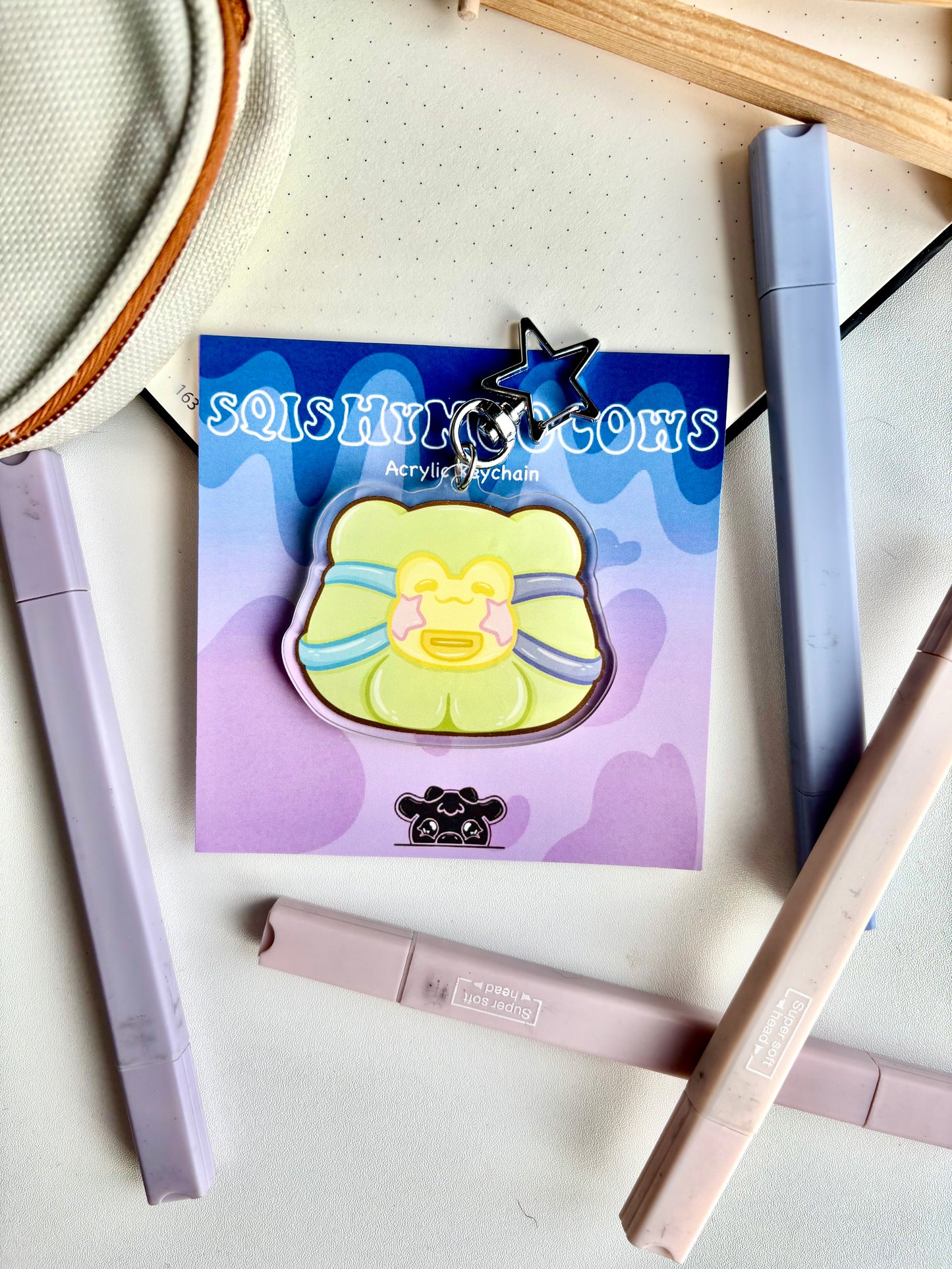 Frog Butt Keyring