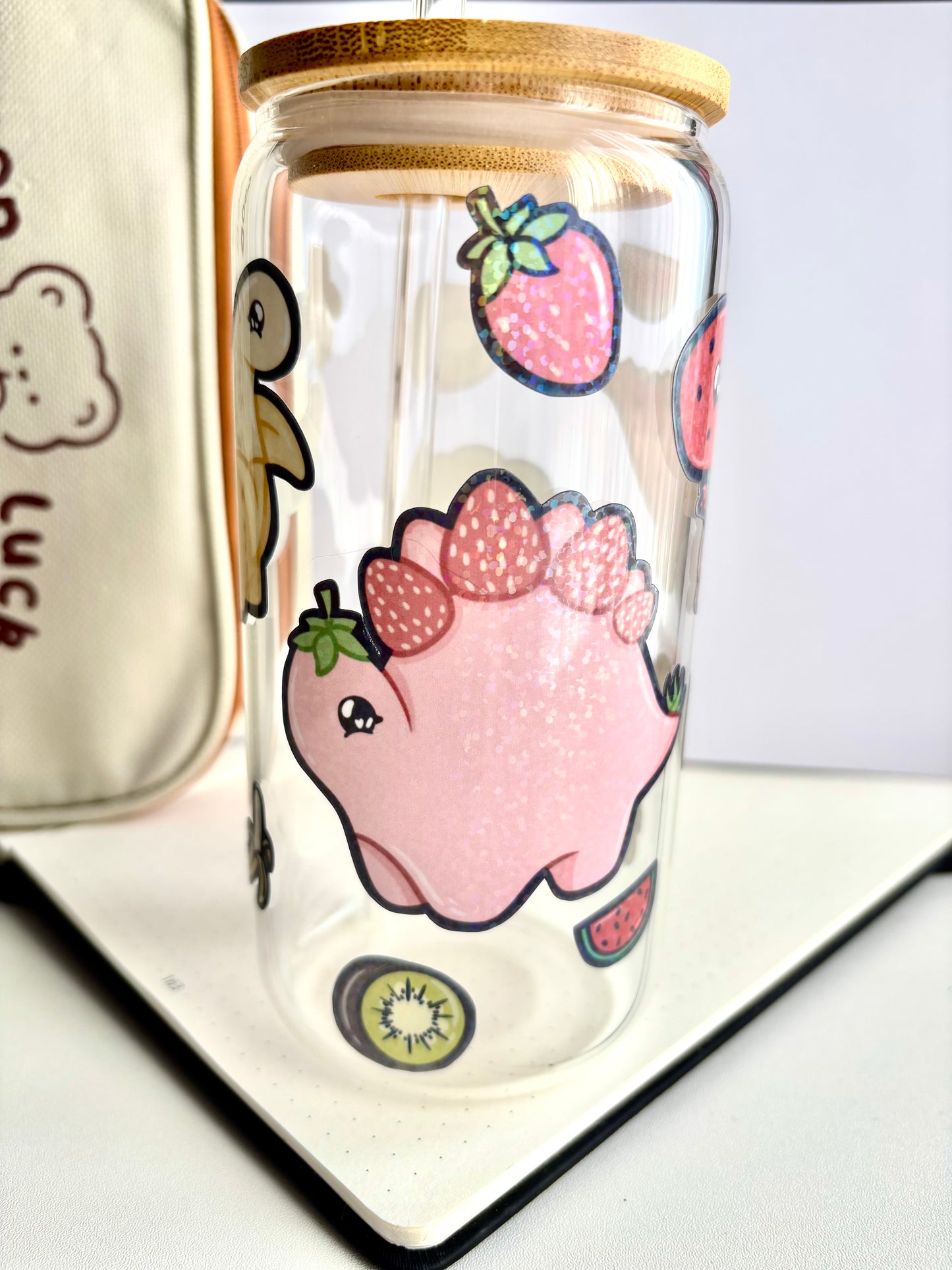 Fruity Dino Glass