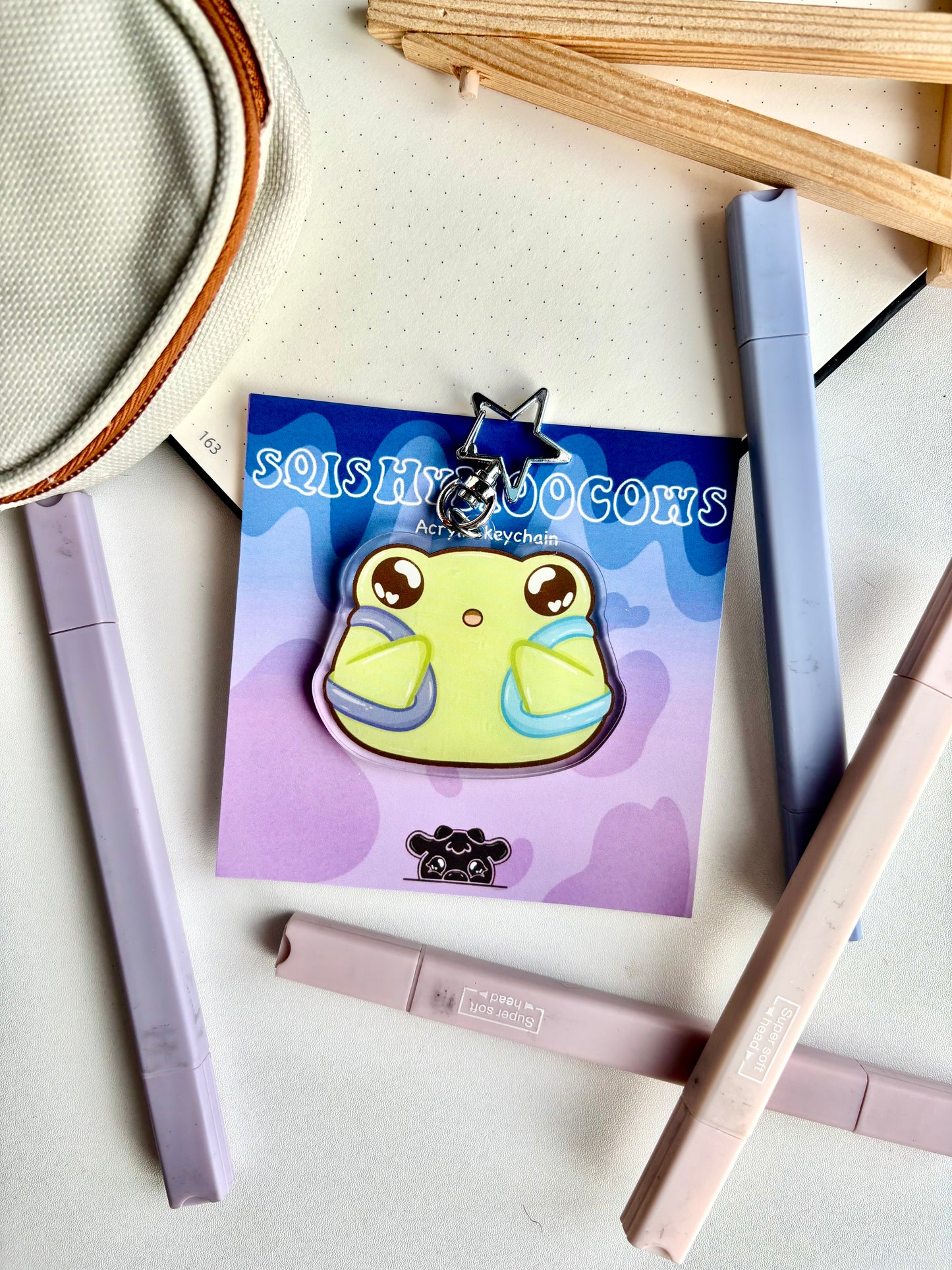 Frog Butt Keyring