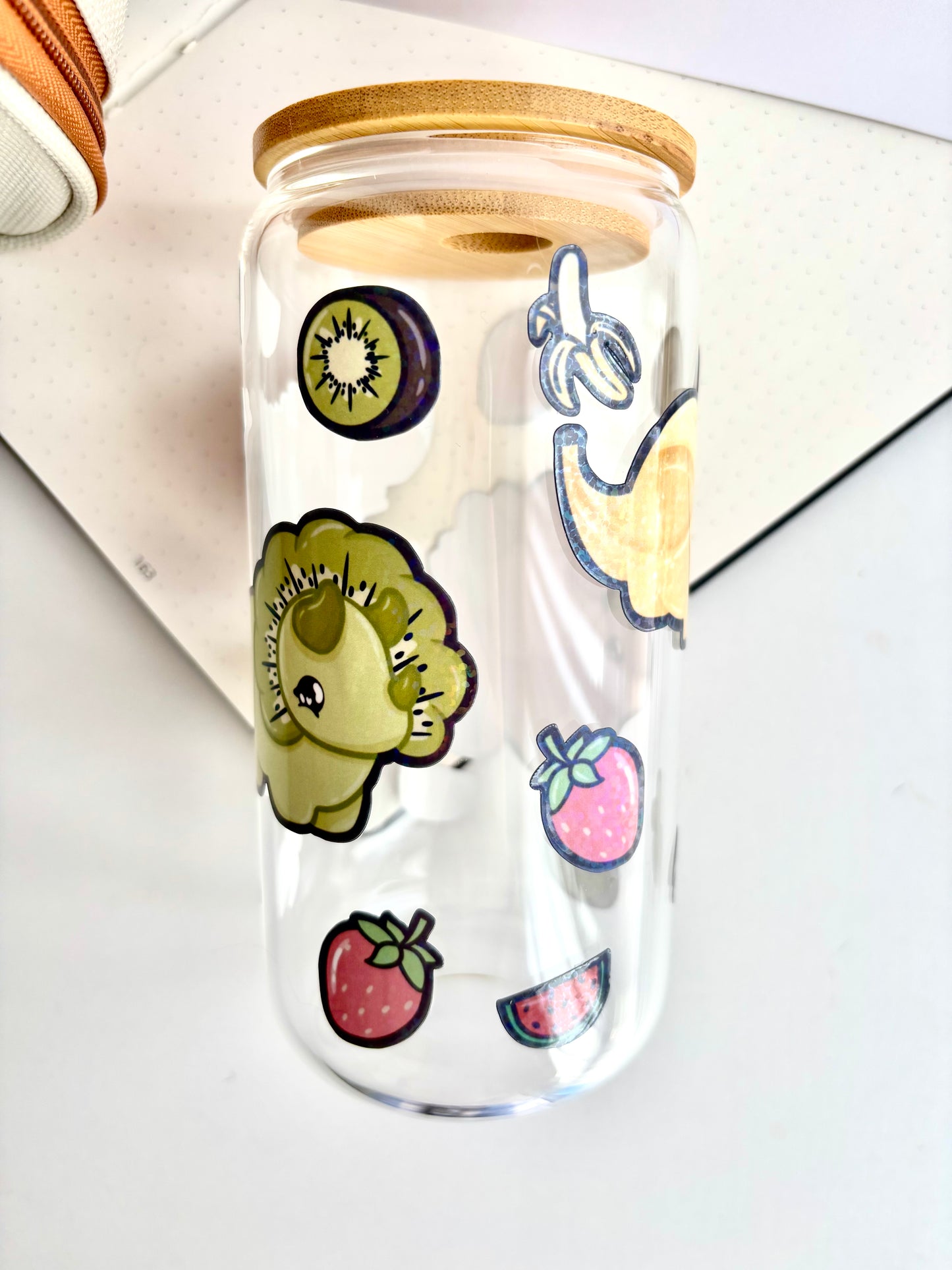 Fruity Dino Glass