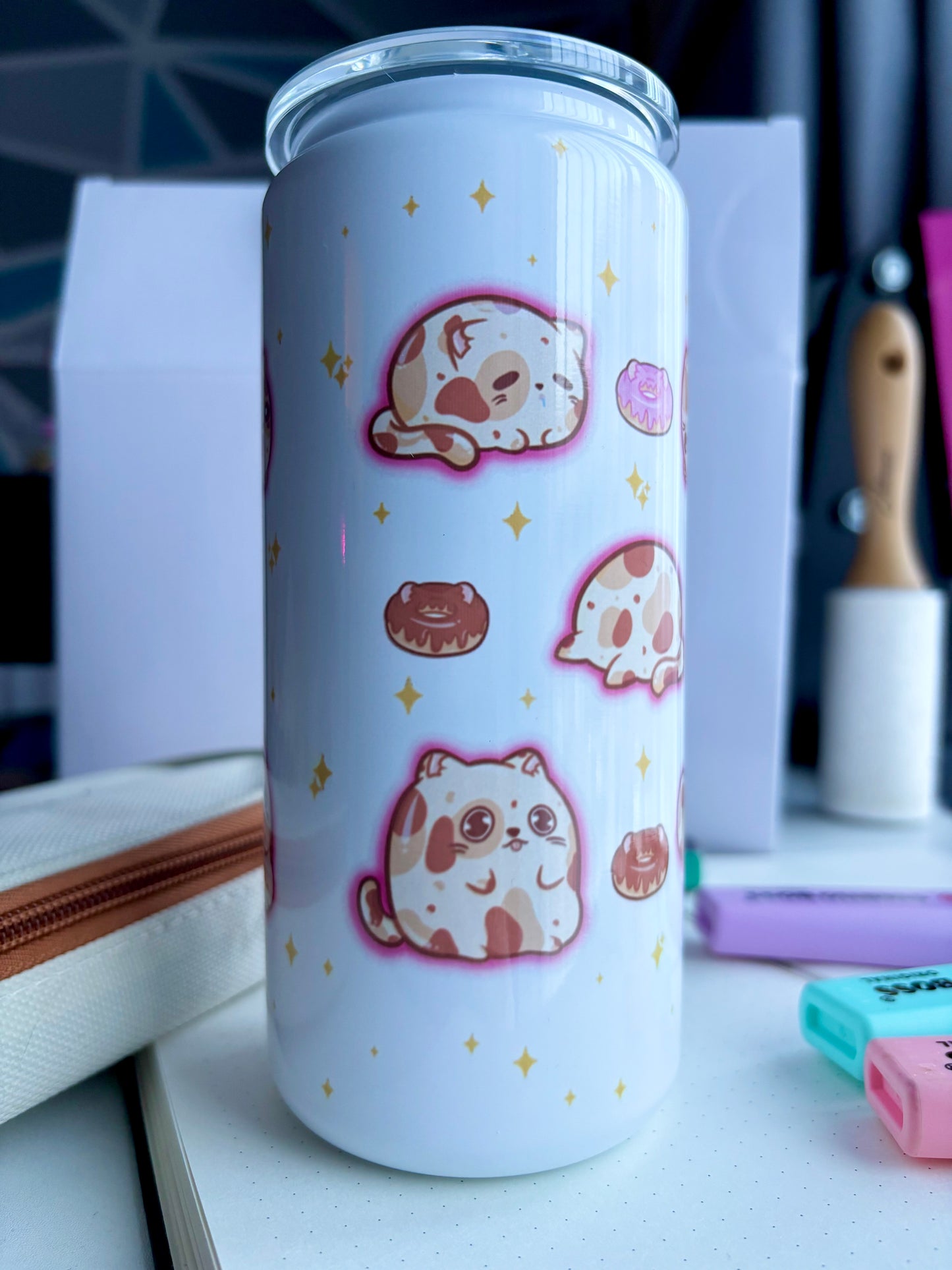 Kitty Steel Tumbler