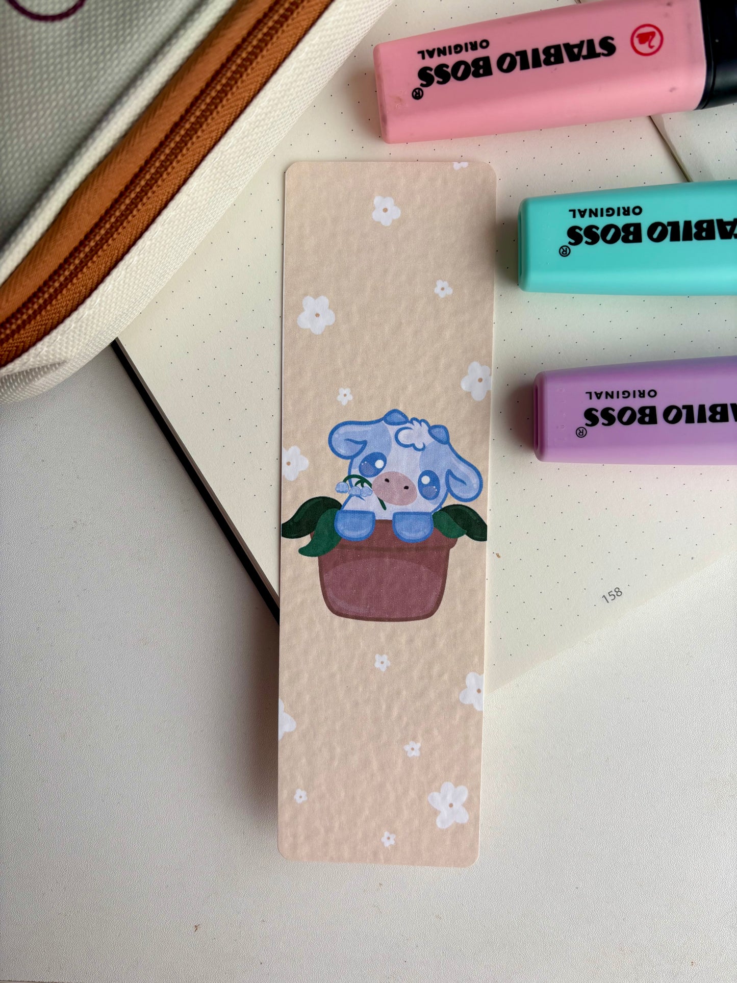 Lily Of the Valley Cow Bookmark