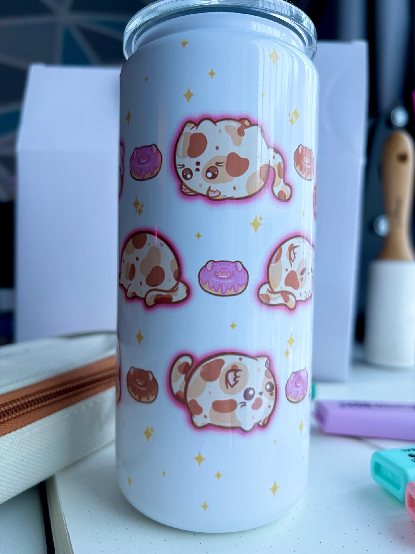 Kitty Steel Tumbler