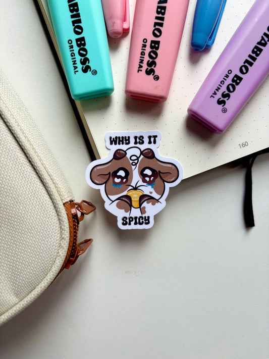 Why is It Spicy Sticker
