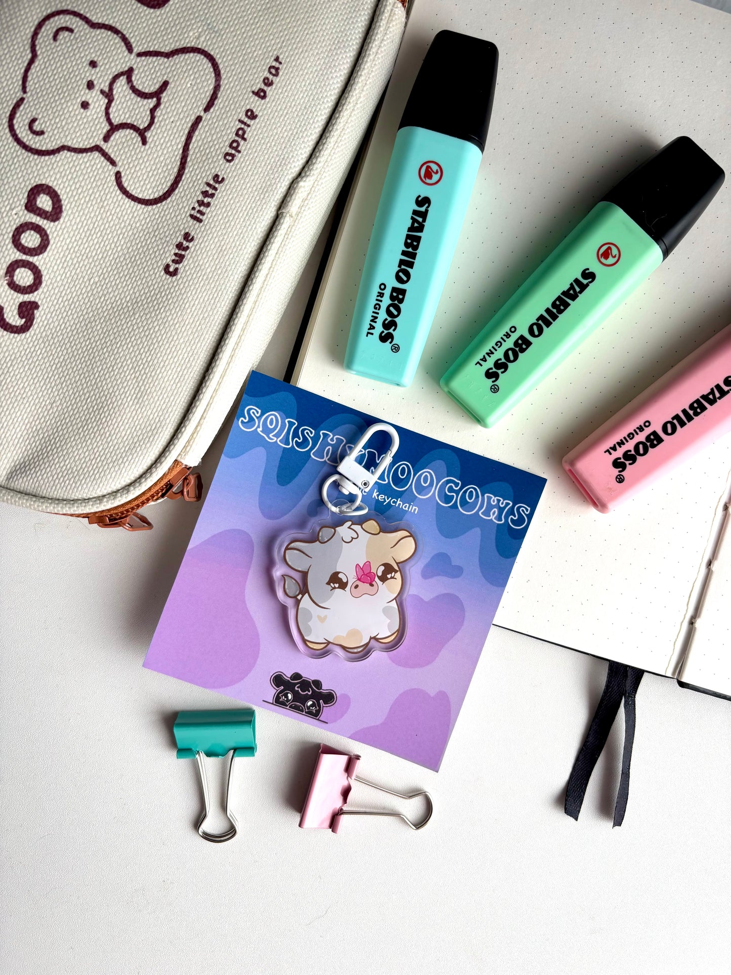 CaliCow Keyring