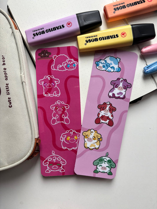 Rainbow Cow Bookmark