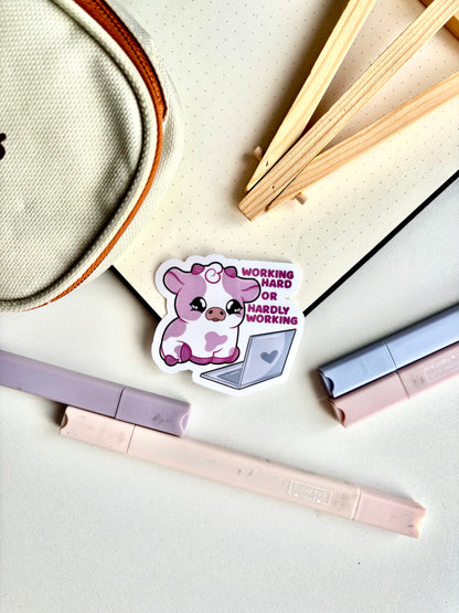 Working hard or hardly working