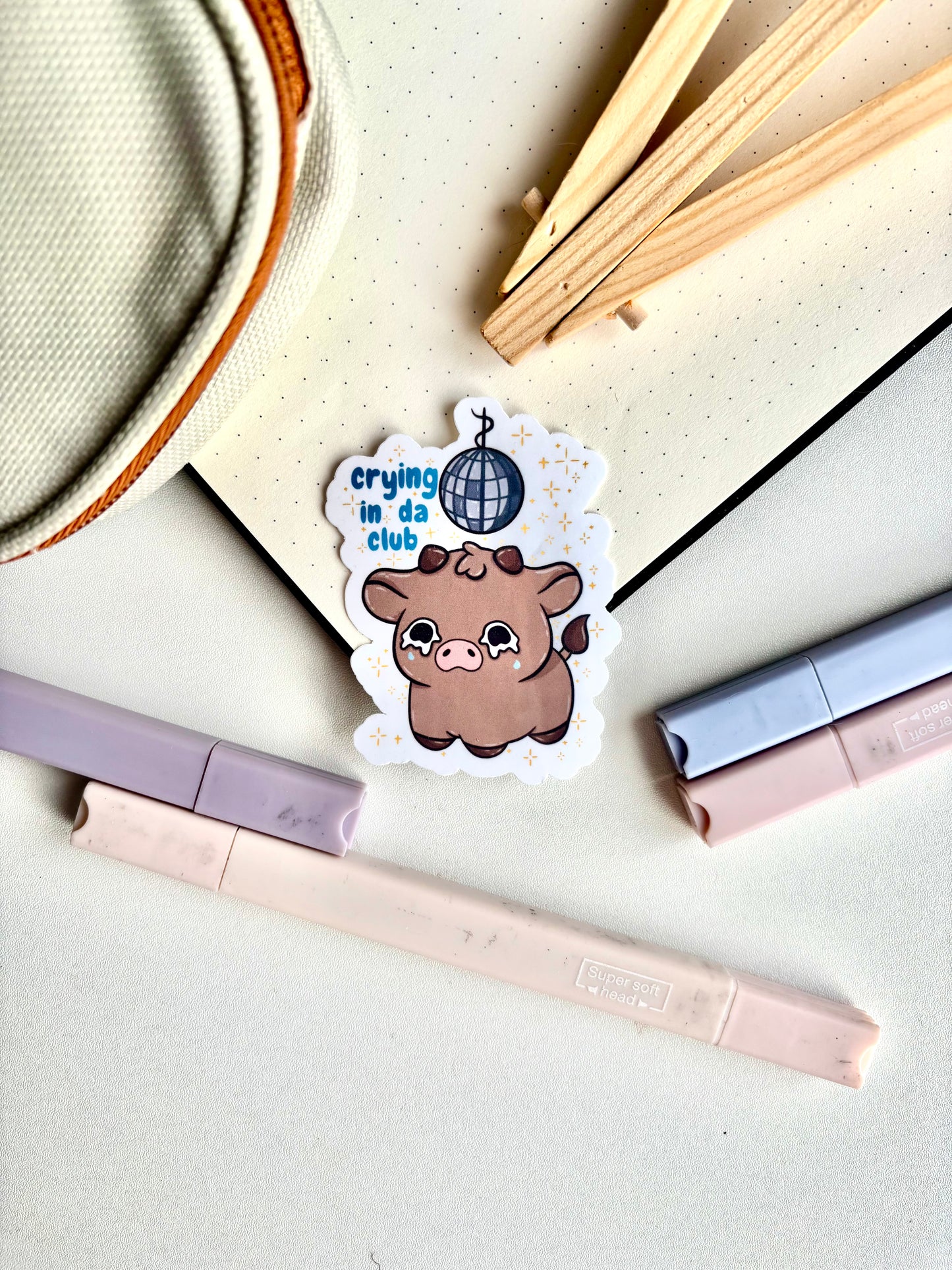 Crying In Da Club Sticker