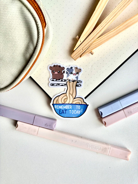 Remember To Eat Sticker