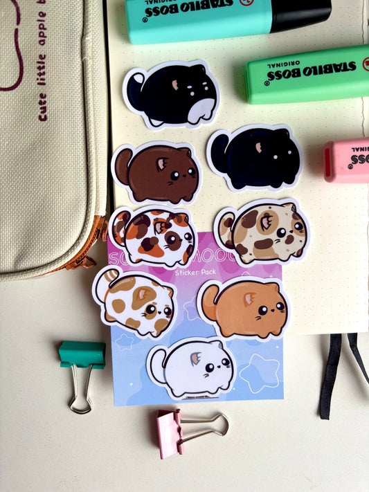 Chonky Kitty Sticker Pack
