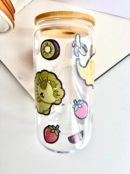 Fruity Dino Glass