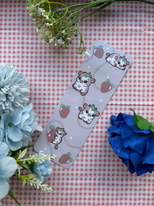 Strawberry Cow Bookmark