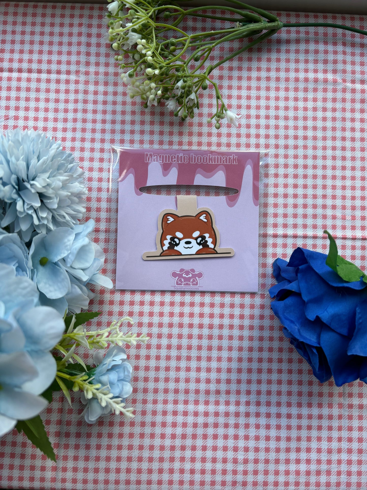 Magnetic Red Panda Bookmark