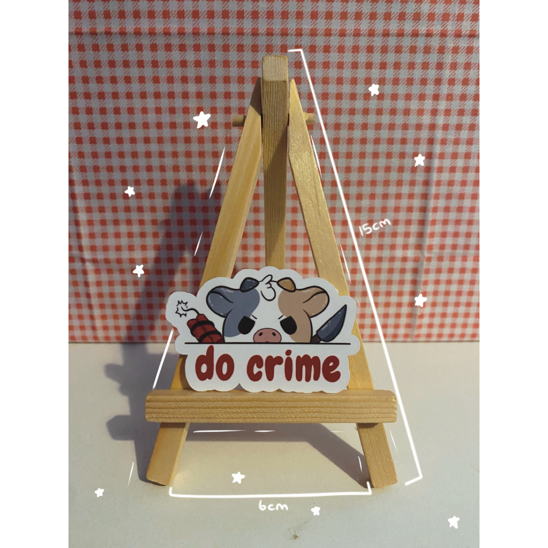 Do Crime Sticker