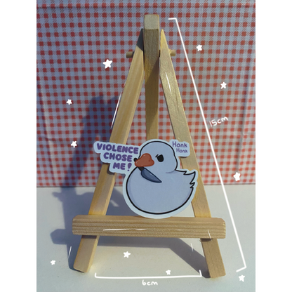 Violence Chose Me Sticker