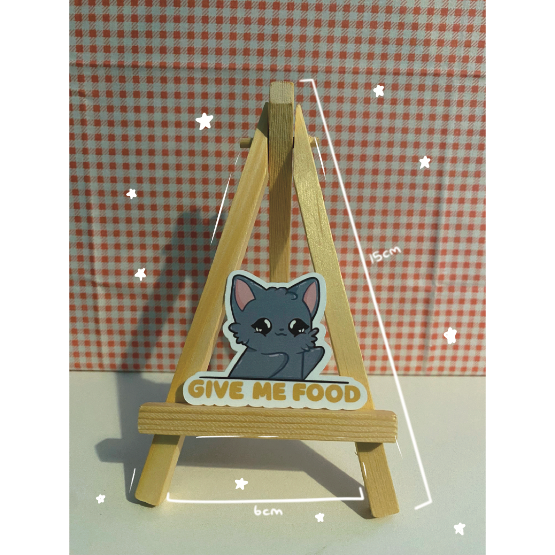 Hungry Kitty Sticker