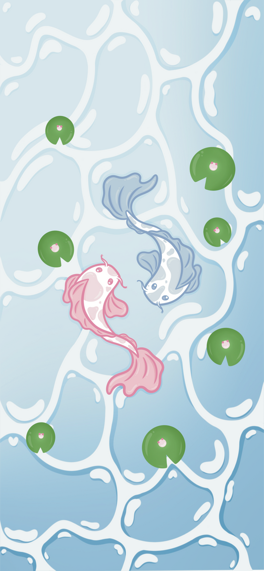 Double Koi Fish Wallpaper