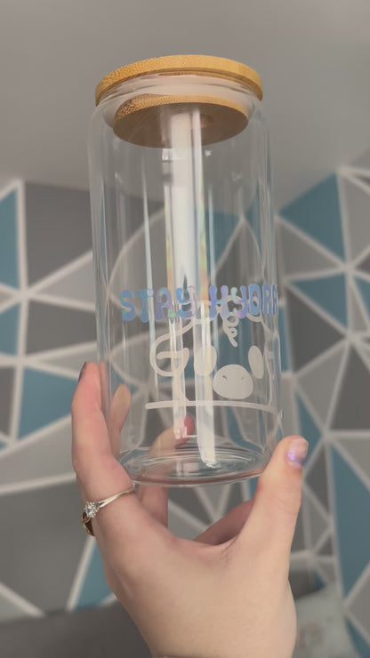 Stay Hydrated Glass Cup