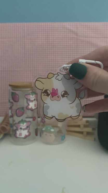 CaliCow Keyring